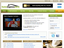 Tablet Screenshot of homeimprovemeet.net